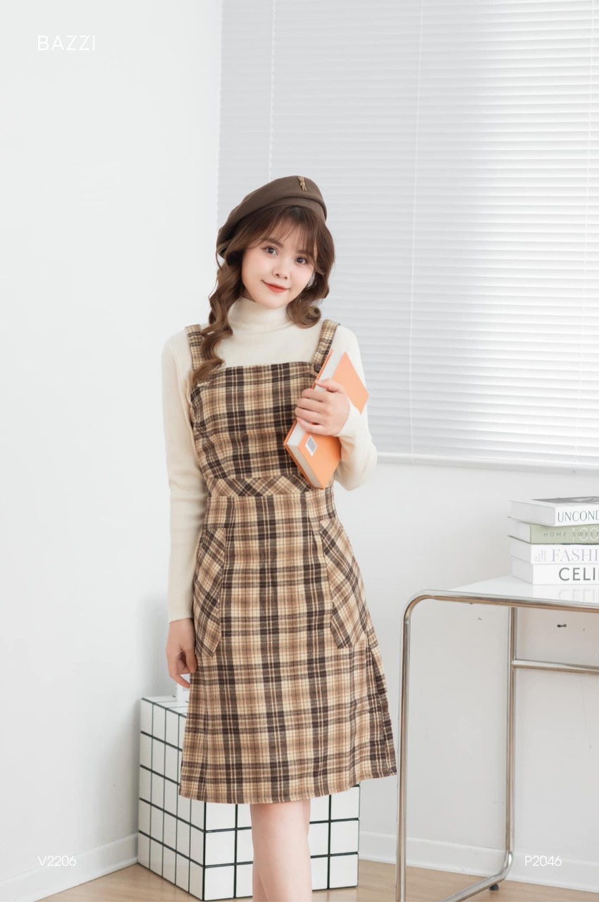 Váy Yếm Hàn Quốc Dễ Thương  Item Cực Đỉnh Nên Sở Hữu